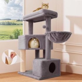 Gardner Pets Large Cat Tree For Medium To Large Cats, Heavy-Duty Cat Tower With Scratch Post And Washable Top Perch. Self-pickup Orders Supported (Option: 4Tier Enhanced Version Gray)