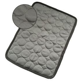 Dog Cooling Mat Summer Pets Cold Bed Extra Large For Small Big Dogs Pet Accessories Cat Durable Blanket Sofa Cat Ice Pad Blanket Pet Products (Option: Dark Gray-XS40*30cm)