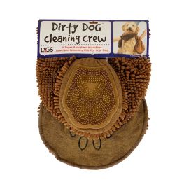 DGS Pet Products Dirty Dog Shammy Towel Brown 13" x 31" x 0.5" (Color: brown)