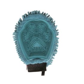 DGS Pet Products Dirty Dog Grooming Mitt Brown 10" x 7" x 1" (Color: Pacific Blue)