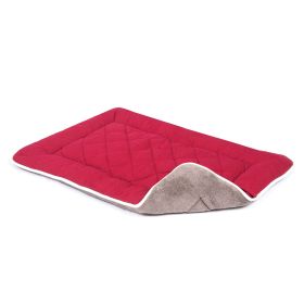 DGS Pet Products Pet Cotton Canvas Sleeper Cushion Extra Small Sand 15" x 20" x 1" (Color: Berry, size: Extra Extra Large)