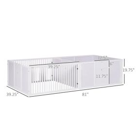 Whelping Box For Dogs Built For Mother's Comfort (Option: White)