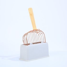 Stainless Steel Household Pet Shovel (Option: Local goldbase)