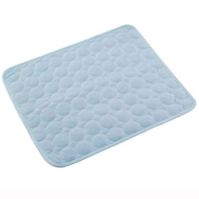 Dog Cooling Mat Summer Pets Cold Bed Extra Large For Small Big Dogs Pet Accessories Cat Durable Blanket Sofa Cat Ice Pad Blanket Pet Products (Option: Light Blue-XL100*70cm)